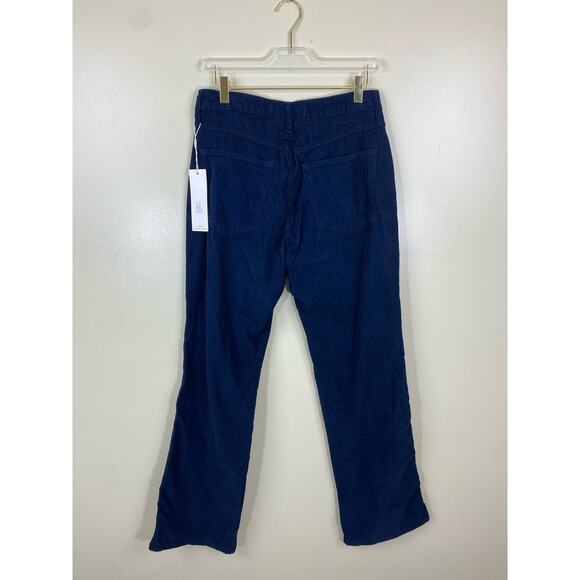 AMO NWT Willa High Rise Corduroy In Navy Boot cut flare leg 30 - Picture 7 of 9